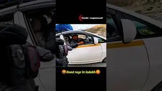 Angry people v/s superbike 😡 Road rage in ladakh 🤬😤#bike #bikeride#rider