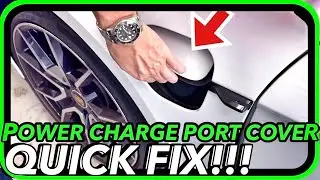 Taycan Charge Port Not Closing: EASY FIX 【Porsche52】