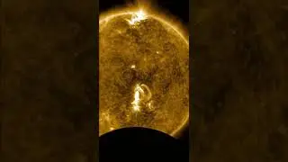 Partial Solar Eclipse Captured by The SDO Satellite
