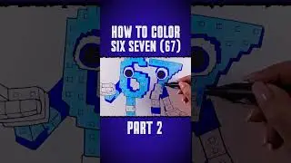 67 (Six Seven) New Coloring Pages🎨 | How to Color Six Seven From Steal A Brainrot | part 2