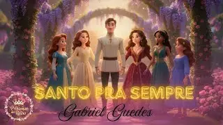 👑 Santo Pra Sempre- Gabriel Guedes | Princesas do Reino | M&uacute;sicas Infantil Gospel | Estilo Disney