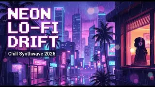 Neon Lo-Fi Drift &ndash; Chill Synthwave & Vaporwave Mix 2026  Relax / Study / Sleep