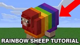 How to get a Rainbow Sheep in Minecraft - Aarav's Lab