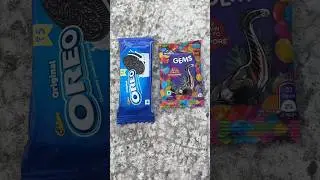 cadbury oreo biscuit🍪 cadbury gems🍬#shorts #youtubeshorts #viral #chocolate