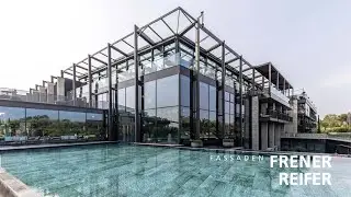 Transforming Spaces: Openable Glass Roof over Restaurant Area