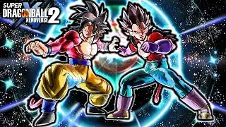 NEW SSJ4 GOKU & VEGETA DUO FIGHTER FUSION! Dragon Ball Xenoverse 2 Final Shine Kamehameha Gameplay