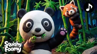 Cute Panda Song 🐼 | Claymation | Best Kids Songs & Nursery Rhymes 🎵
