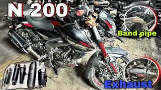 NS200 Bike Exhaust And accessories