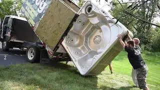 How Much Do Empty Hot Tubs Weigh?