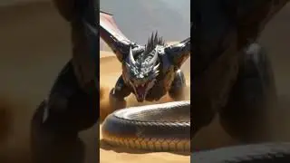 SnakeDragon and King Kong#funnymovies