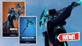 NEW DEADEYE Skin + SPECTRAL SCYTHE Gameplay in Fortnite!