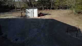 CoCo the dog, goat area and shooting shed updates