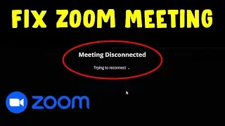 How to Fix Zoom Meeting Disconnecting Error in Windows PC