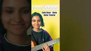 EASY Calm Down - Rema Fingerstyle Guitar Tutorial 🎸 #shorts