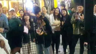 ☆Heaven☆ 안코드 탁보늬 Aancode (Guitar) Tagbonee (Violin) 신촌버스킹  20170416일 [Korean Sinchon Street Busking]