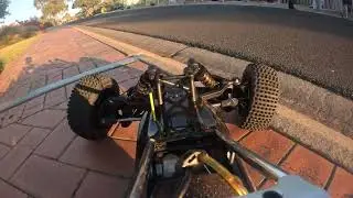 Rovan 29cc Baja V2 5B RC Buggy driving 