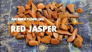 Rock Tumbling: Red jasper from medium grit to polish in the lot-o tumbler.