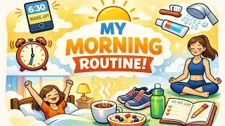 My Morning Routine in English | Real World English Conversations | English Learning Podcast (A1-B1)