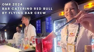 Messe-Catering auf der OMR 2024 in Hamburg | Bar Catering f&uuml;r Red Bull powered by Flying Bar Crew