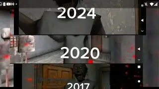 Эволюция Игры Granny 2017-2024 | Как Менялась пенсия | 