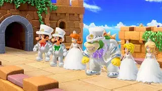 【スーパー マリオパーティ】ミニゲームロサリン vs デイジー vs マリオ vs ルイージ(マスターCPU)