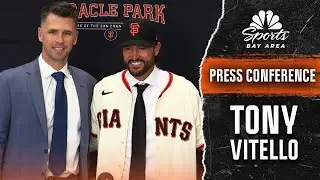 Buster Posey introduces ‘natural leader' Tony Vitello as new Giants manager | NBC Sports Bay Area