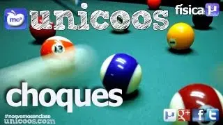 FISICA Choques 02 BACHILLERATO Colision elastica DINAMICA
