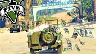 GTA 5 | EL ATRACO A LA MANSION DE PABLO ESCOBAR  EN GTAV PARTE 1 EPICO