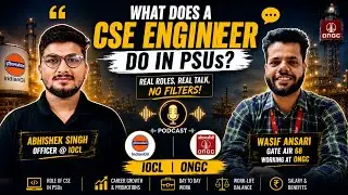 Role of CSE Engineer at ONGC || Life at ONGC || GATE || PSU || Life at PSU #gate #gatecse #psu #iit