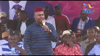 MP Kamanda's helicopter causes a stir at ODM thanksgiving rally in Kibra