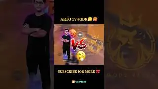 ARTO 1V4 GDR 😮&zwj;💨🥵#bgmi #shorts #pubgmobile #destrobgmi @arto01