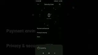 Scanning after 7 Days without security scan | Redmi 7 A MIUI 12 version