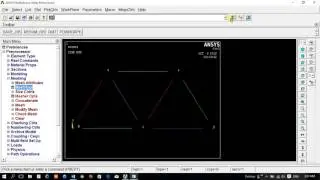 Ansys tutorial to solve the truss problem
