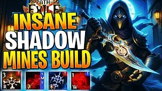 THIS MINER SHADOW BUILD IS S-TIER! PoE Shadow Build Guide 3.26