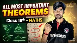 Class 10 Maths | All Most Important Theorems 🔥 | Board Exam 2026 | Pythagoras, Thales & Tangent