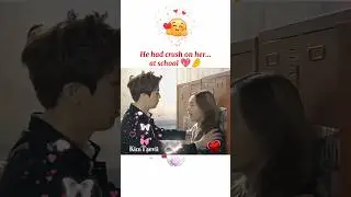 He had crush on her at school 💖🤌 #bts #jin #v #jk #jimin #suga #jhope #rm #shorts