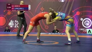 1/4 WW - 57 kg: O. HOEIE (NOR) v. G. COPACEANU (ROU)