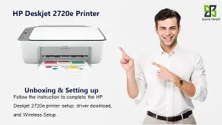 HP Deskjet 2720e printer setup | Unbox HP Deskjet 2720e printer | Wi-Fi setup