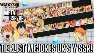 LOS UR MAS ROTOS DEL JUEGO! Tierlist META Actual: Los Mejores UR,  y SSR en Haikyuu!! Fly High 🔥