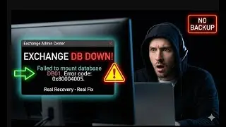 Fix &ldquo;Failed to Mount Database&rdquo; in Exchange &ndash; Full EDB Recovery Walkthrough #exchange #EDB #recovery