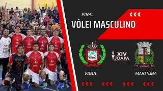 XIV JOAPA V&Ocirc;LEI MASCULINO  FINAL VIGIA vs MARITUBA AO vivo as 9:00