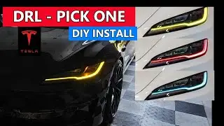 Yellow Daytime Running Lights from Tesstudio - BLACK FRIDAY IS HERE!
