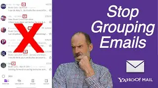 How to Ungroup Yahoo Email Conversations | Mobile