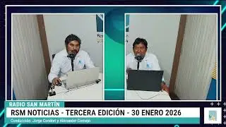 🔵📻 #Envivo #Arequipa || Programa: RSM NOTICIAS - TERCERA EDICIÓN - 30 enero 2026
