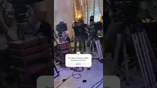 Tv serial shooting behind the scenes camera