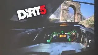 Dirt 5 on XBOX SERIES X on my PROJECTOR 110