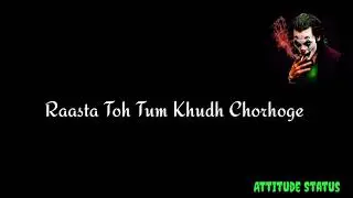 Maninder mani 01 attitude shayari||Attitude Status