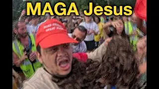 MAGA Jesus Goes To a March For Jesus