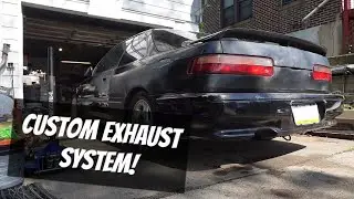 The DA9 is Finally Quiet! B20B Swapped Integra Gets Custom Exhaust System!