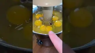 TRYING EGG CHOCOLATE FOUNTAIN #shorts